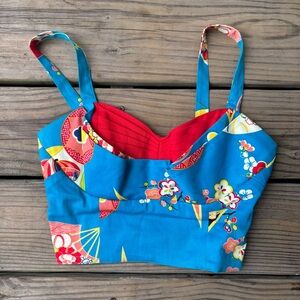 Trashy Diva Lena Blouse in Geisha Fans